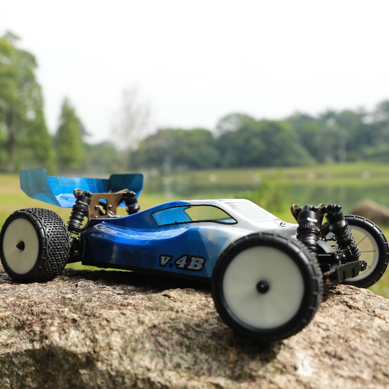 Vkarracing 1/10 Elektrische 4WD Buggy borstelloze off-road RC Car met metalen chassis